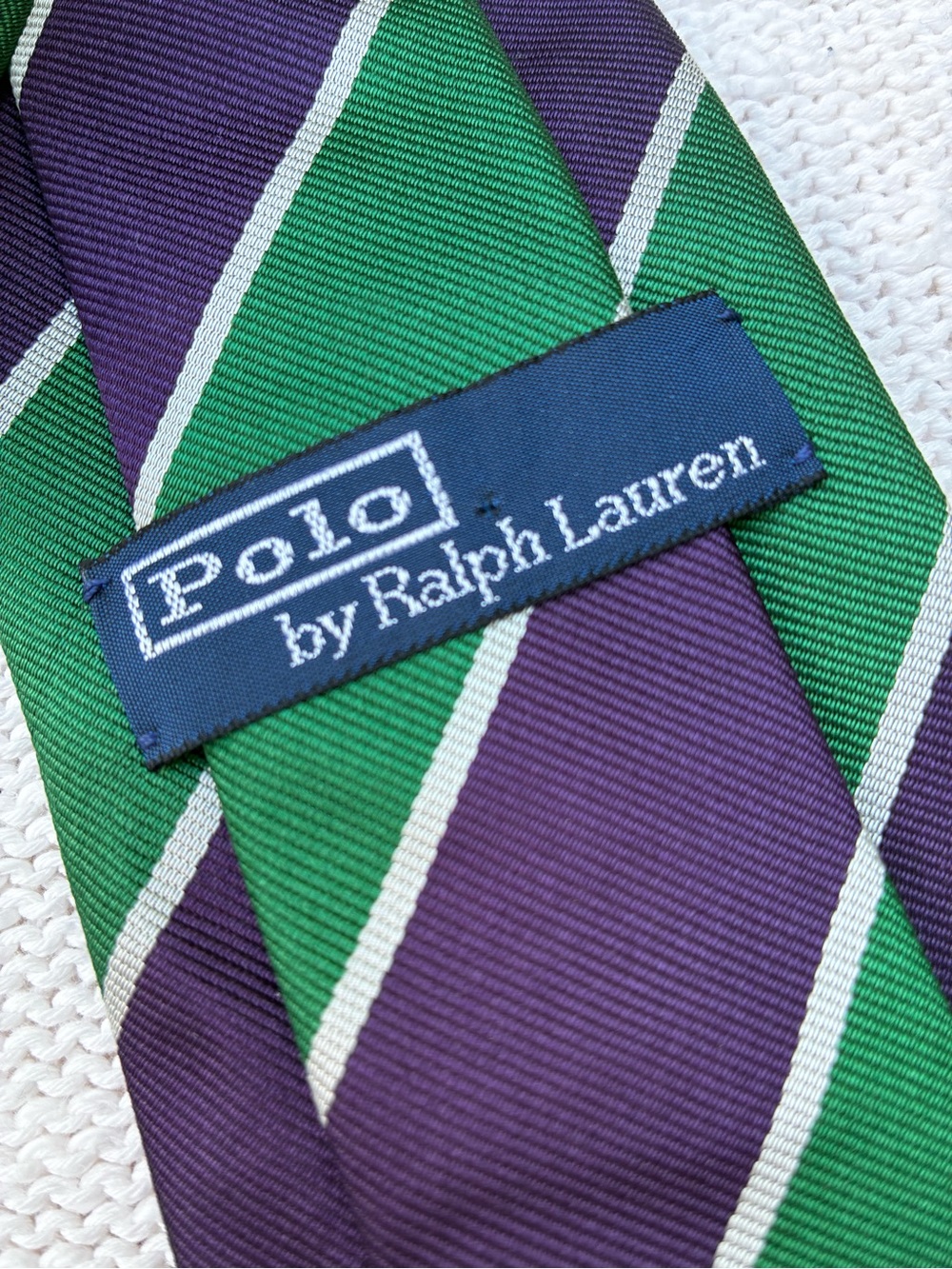 Polo Ralph Lauren Silk necktie tennis championships Wimbledon Commemorative tie - Picture 3 of 9